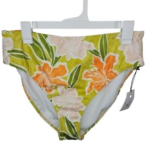 High Waist High Leg Bikini Buttom MediumSeat Coverage Boho Chic Sweetheart Cute